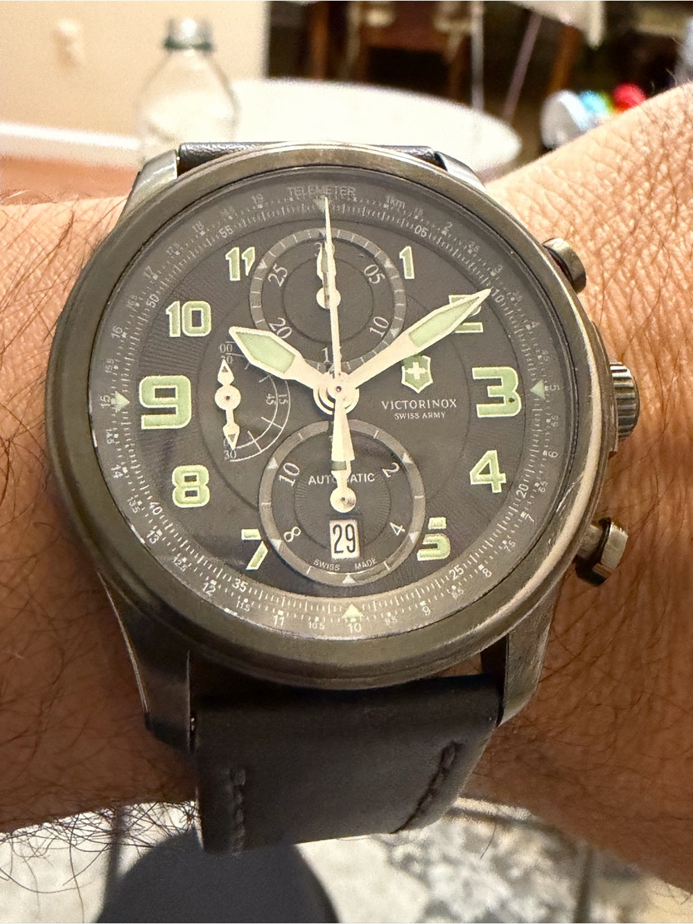 Victorinox Swiss Army Infantry Vintage Automatic Chronograph Valjoux 7750 44mm